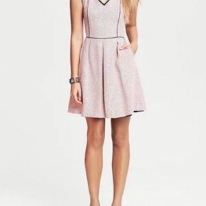 Banana Republic Pink V-Neck Mini Dress